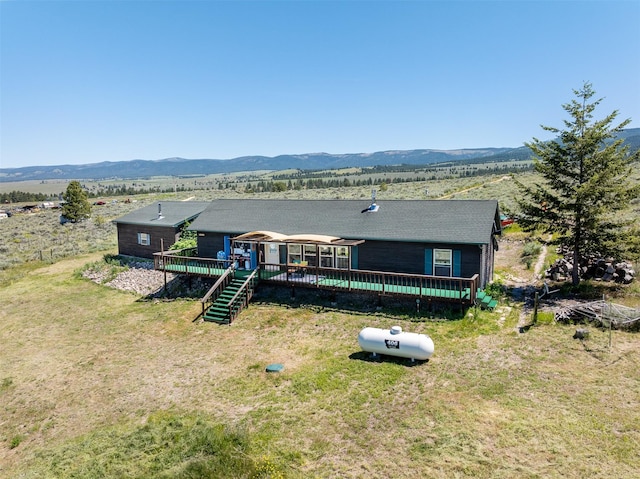 3851 Reed Butte Rd, Stevensville, MT 59870 - aerial view with a mountain view