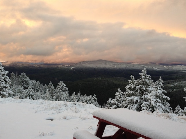 view of mountain view