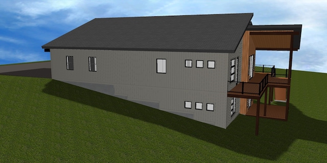116 Golden Bear Dr, Bigfork, MT 59911 - view of property exterior featuring a yard