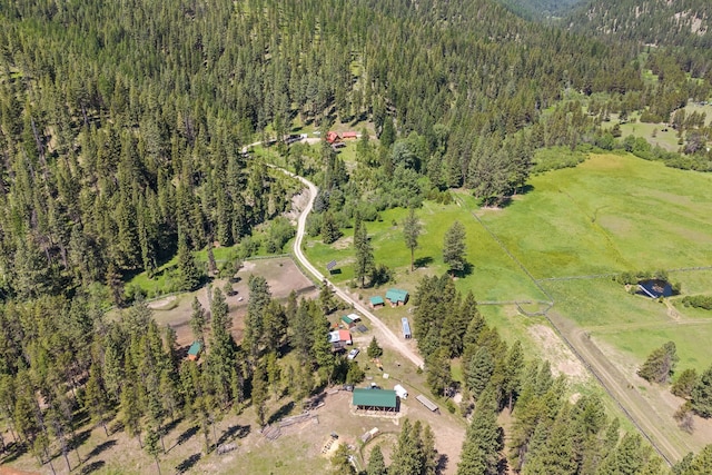 view of aerial view