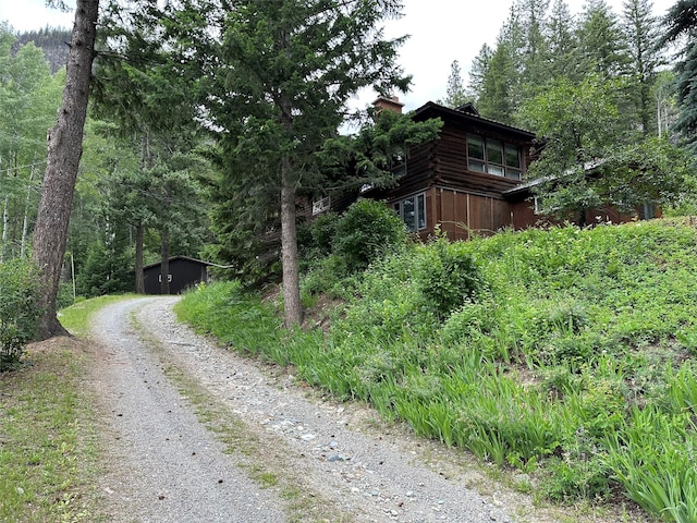 8 Cedar Gulch Ln, Thompson Falls, MT 59873 - view of dirt / gravel road