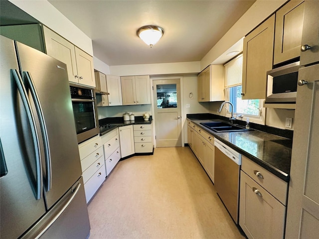 8 Cedar Gulch Ln, Thompson Falls, MT 59873 - kitchen featuring appliances with stainless steel finishes and dark countertops