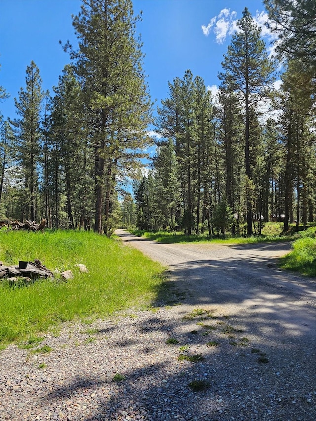 view of road