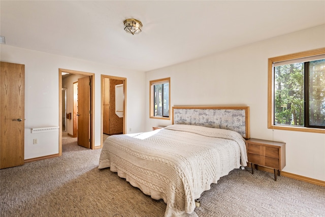 bedroom featuring carpet floors