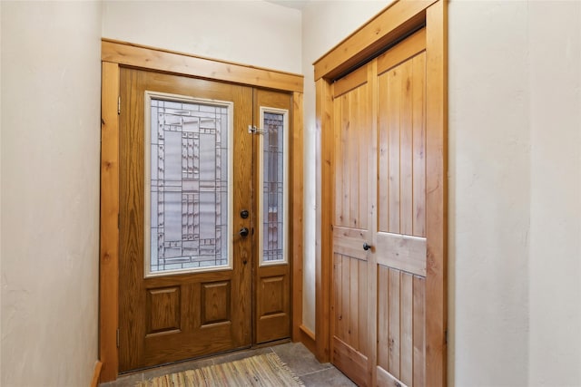 view of entrance foyer