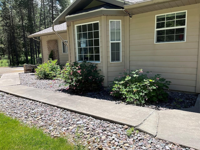 view of side of property