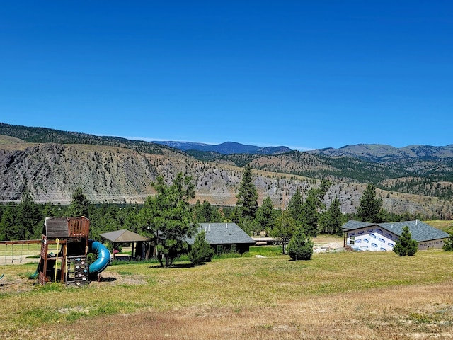 view of mountain feature