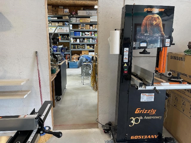 view of utility room