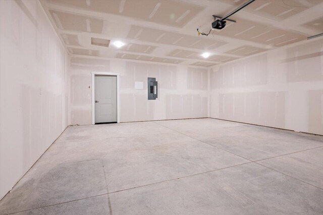5468 Fireweed Loop, Helena, MT 59602 - garage with electric panel and a garage door opener