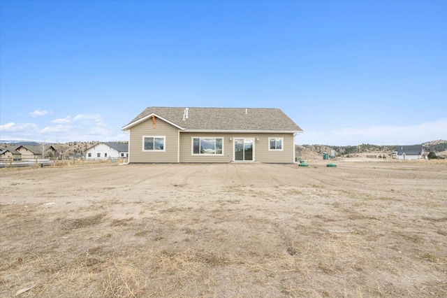 view of back of property