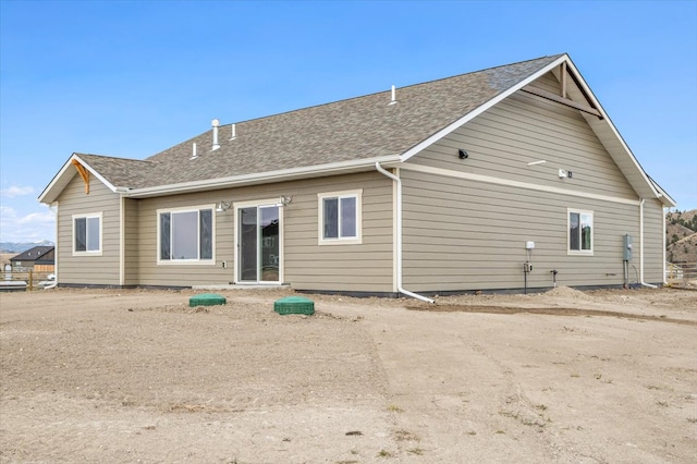 view of rear view of house