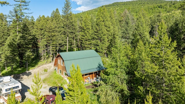 8100 US Highway 2 W, Marion, MT 59925 - view from above of property with a forest