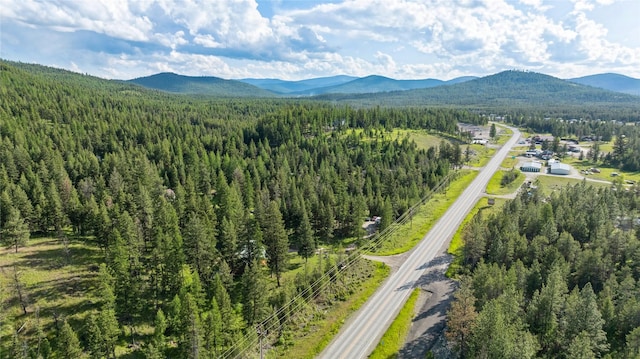 8100 US Highway 2 W, Marion, MT 59925 - bird's eye view of a forest and mountains