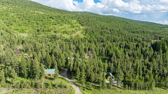 8100 US Highway 2 W, Marion, MT 59925 - bird's eye view of a heavily wooded area