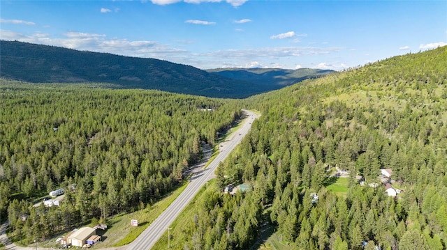 8100 US Highway 2 W, Marion, MT 59925 - view of property location featuring a forest and a mountain backdrop