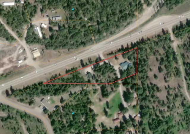 8100 US Highway 2 W, Marion, MT 59925 - aerial overview of property's location with property boundaries highlighted
