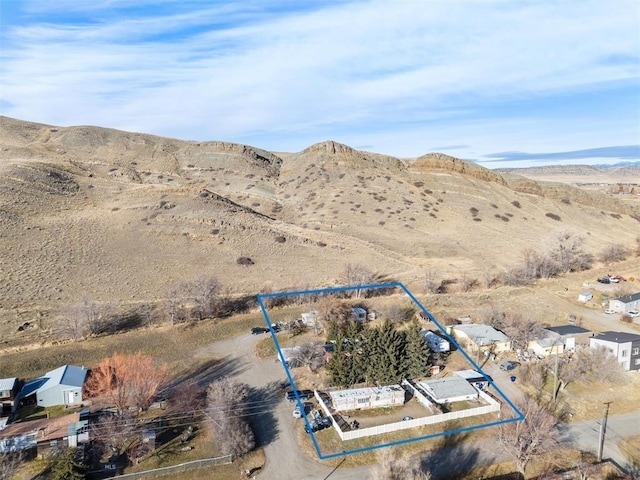 property view of mountains featuring a desert view