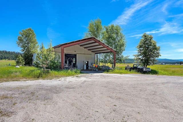 view of outbuilding