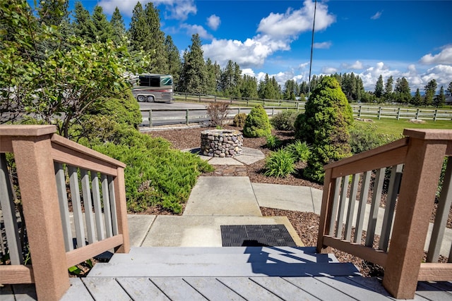 417 Sirucek Ln, Kalispell, MT 59901 - view of wooden terrace