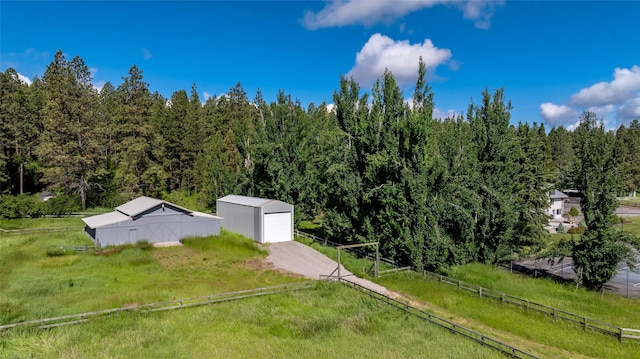 417 Sirucek Ln, Kalispell, MT 59901 - drone / aerial view of a heavily wooded area