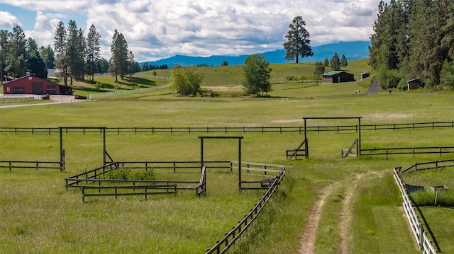 417 Sirucek Ln, Kalispell, MT 59901 - view of yard featuring a view of rural / pastoral area