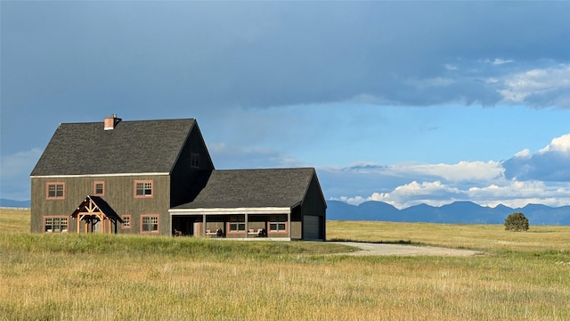 285 N Hill Rd, Kalispell, MT 59901 - back of property featuring a mountain view