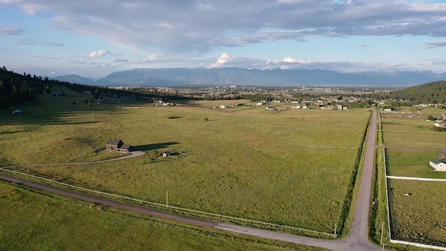 285 N Hill Rd, Kalispell, MT 59901 - overview of rural landscape with a mountainous background