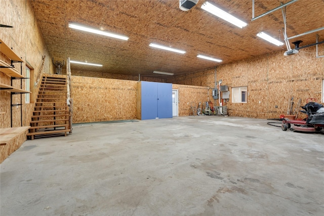 96 S Sanctuary Loop, Heron, MT 59844 - garage featuring a garage door opener