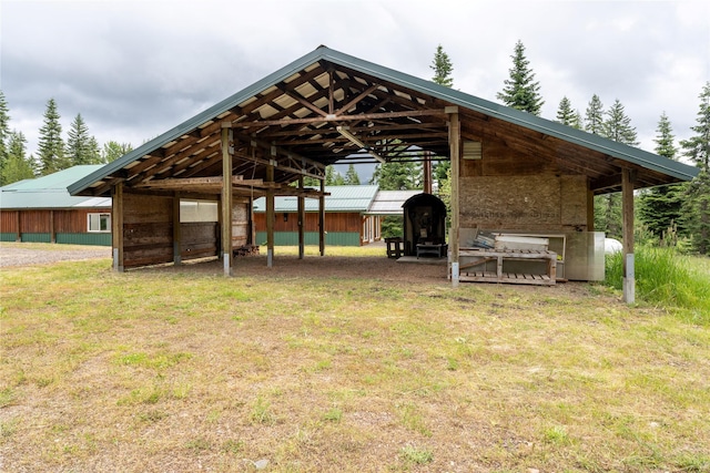 96 S Sanctuary Loop, Heron, MT 59844 - view of car parking featuring a detached carport