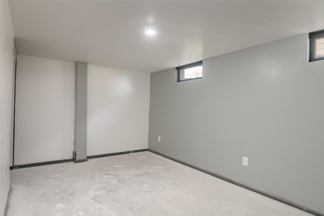 820 Bielenberg St, Deer Lodge, MT 59722 - basement featuring baseboards and recessed lighting