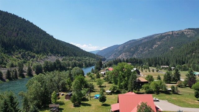 property view of mountains with a water view