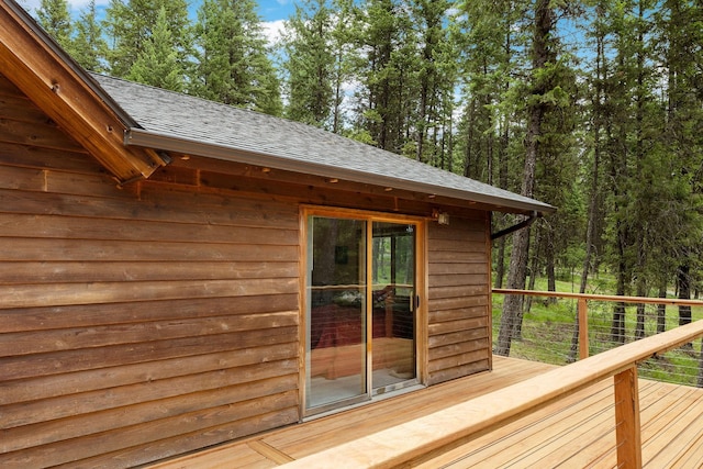112 Glen View Dr, Eureka, MT 59917 - view of deck