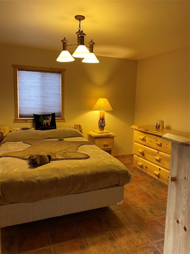 view of tiled bedroom