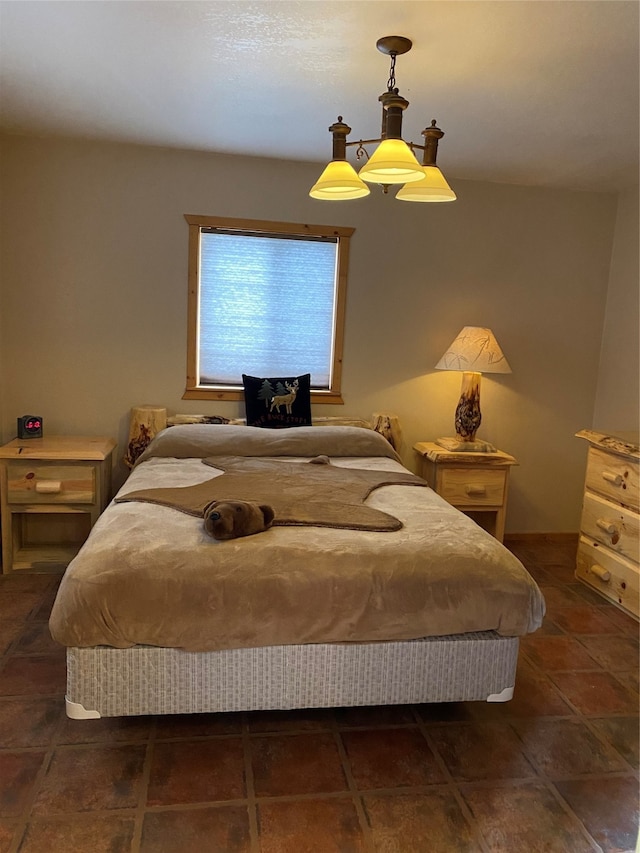 view of tiled bedroom