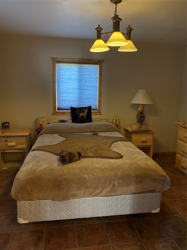 view of tiled bedroom