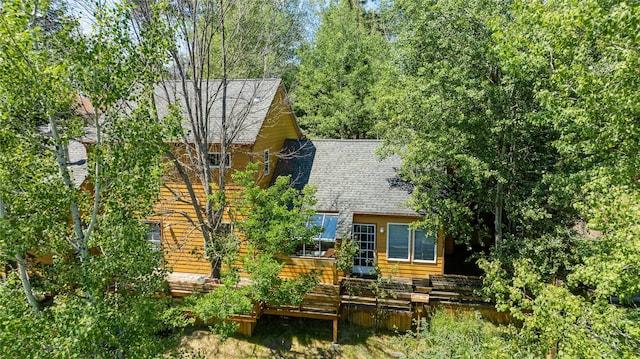 963 Colorado Ave, Whitefish, MT 59937 - back of property featuring a shingled roof