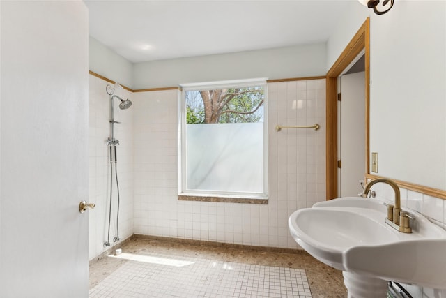963 Colorado Ave, Whitefish, MT 59937 - bathroom featuring a sink and a tile shower