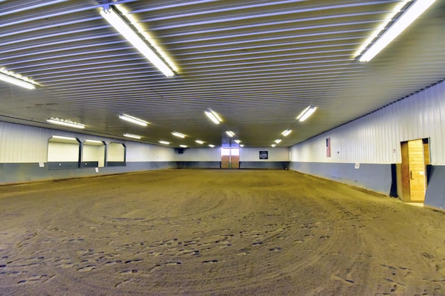 view of horse barn