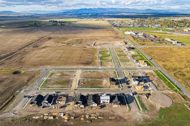 aerial view featuring a mountain view