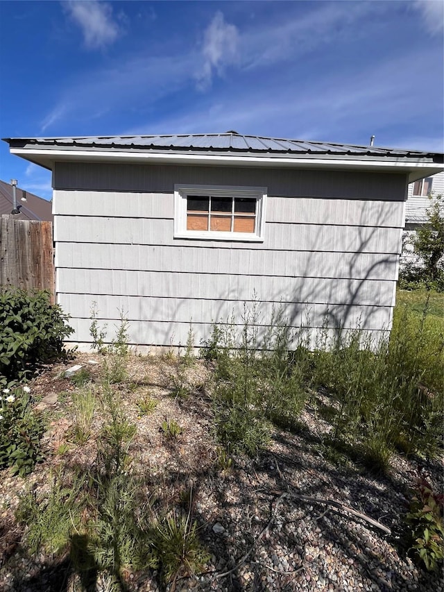 view of home's exterior