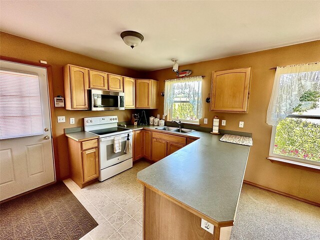 interior space featuring sink