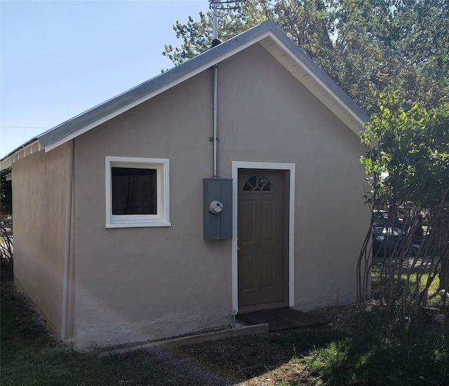 view of outbuilding