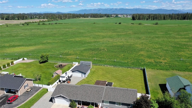 700 Stone St, Kalispell, MT 59901 - aerial view of sparsely populated area featuring mountains and a pastoral area