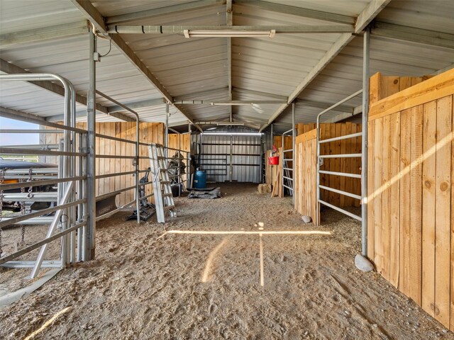 view of stable