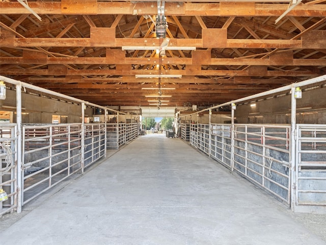 view of horse barn