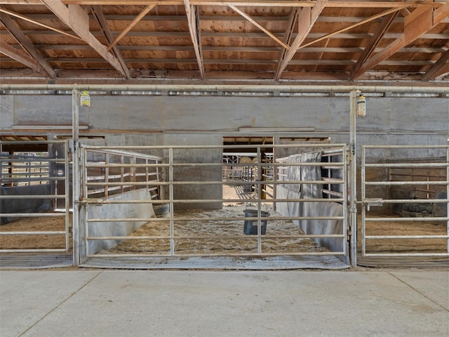 view of stable