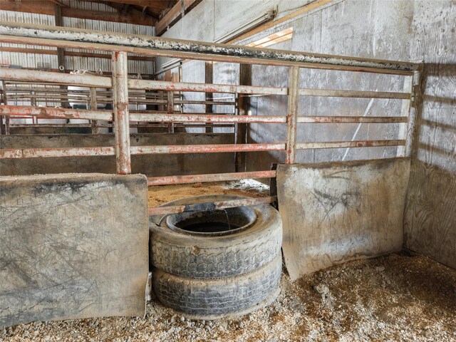 view of basement