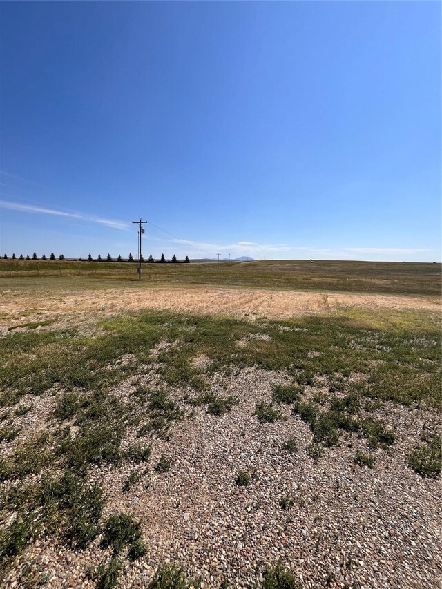 exterior space featuring a rural view