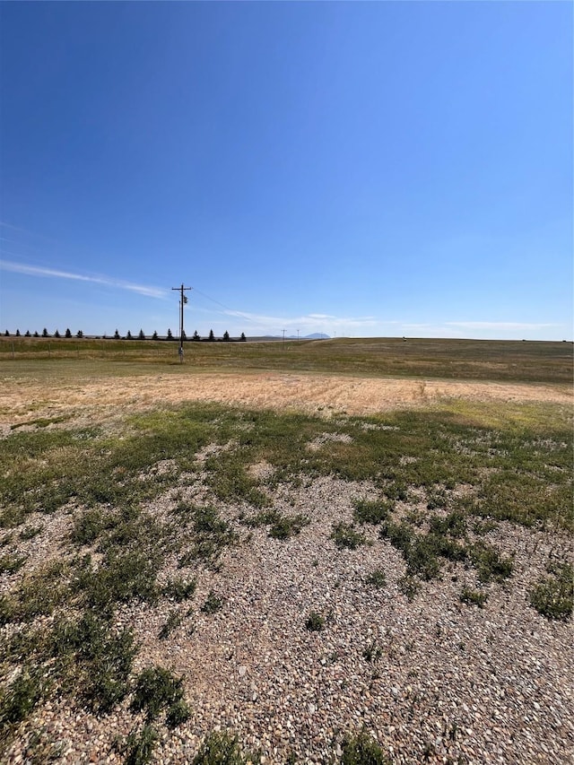 view of landscape with a rural view