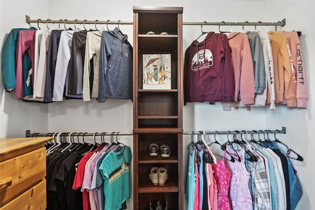 view of closet